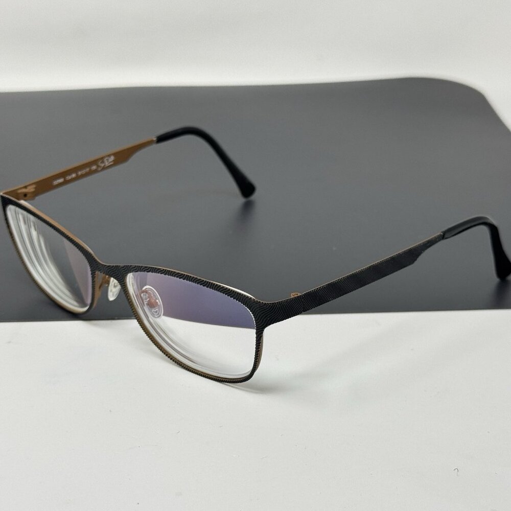 DUTZ Eyeglass Frame NETHERLANDS DZ568  95 51-17-135 Black Brown Metal Full Rim